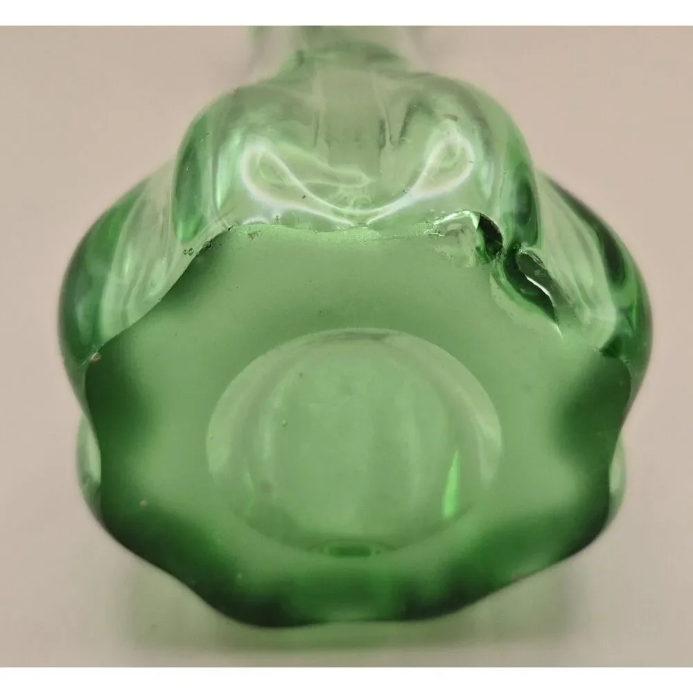 Vintage Swung Vase Green 9.5
